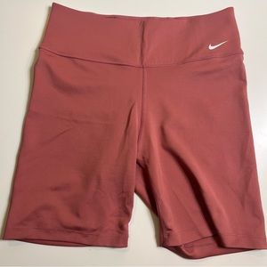 Nike biker shorts in dusty rose color in size L ! 🌸